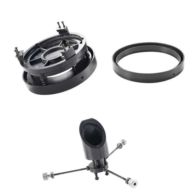 1 sets D114 f900 Newtonian отражение астрономический телескоп первичное зеркало Вторичное зеркало держатель окуляра металлический фокус аксессуары - Цвет: 1 sets