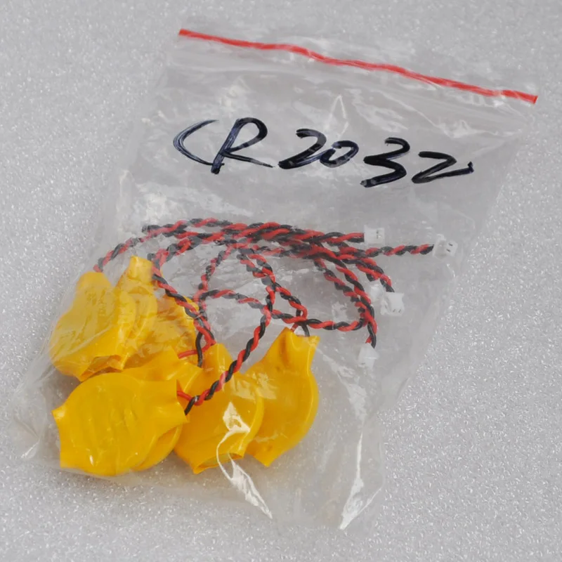 Кнопка для монет CR2032 50 шт. 3 в литиевая батарея PCL LiMnO2 ячейка 210 мА · ч с кабелем XH 1 25