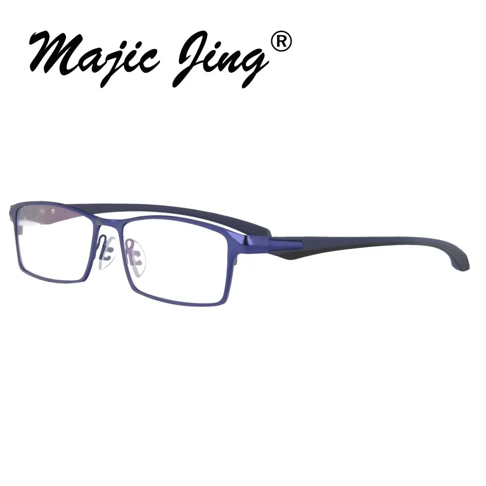 Мужские очки для близорукости Magic Jing из нержавеющей стали с оправой TR RX P9064|full