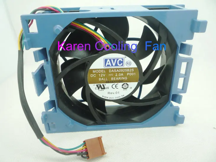 Бесплатная доставка AVC 9 см 9225 12 В 2.0A DASA0925B2S A84101510275KI 511774-001вентилятор охлаждения |