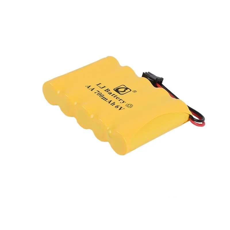 

6v 700 mah AA NI-CD Батарея электрический автомобиль игрушки корабль Робот перезаряжаемого ni-cd 6V 700 мА/ч, Батарея