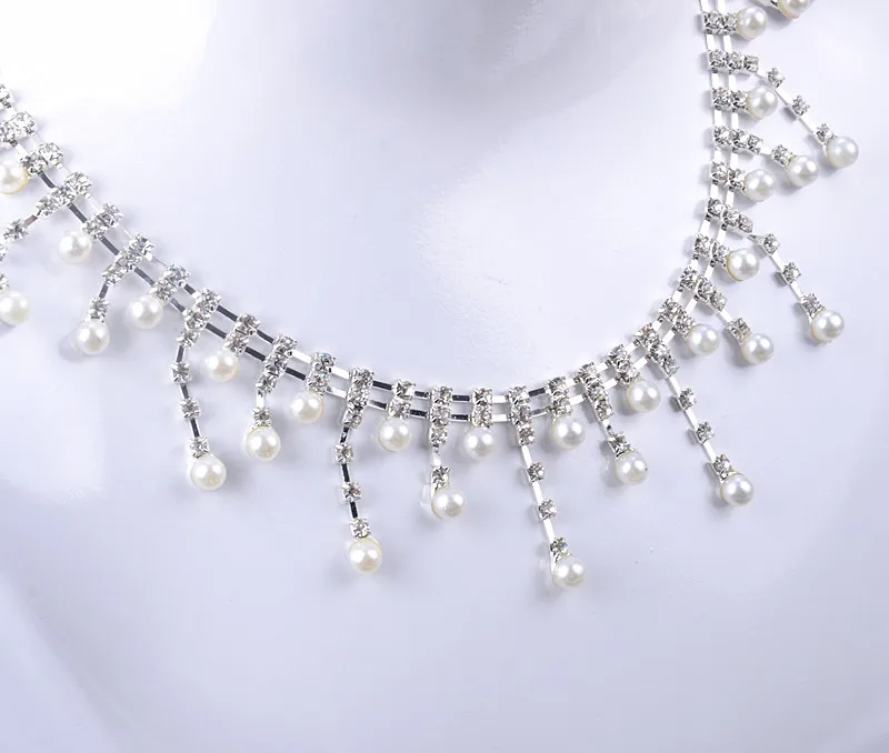 1 ярд/партия модные свадебные жемчужные стразы с бахромой украшения Висячие