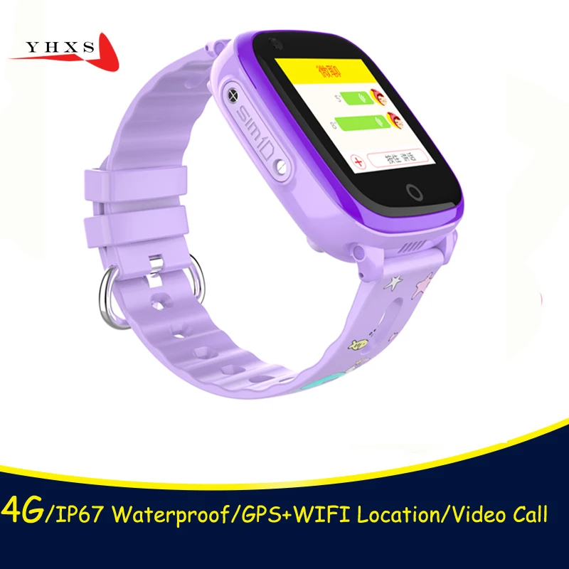 IP67 водонепроницаемый смарт 4G Удаленная камера GPS Wi Fi Дети Студенты Наручные часы