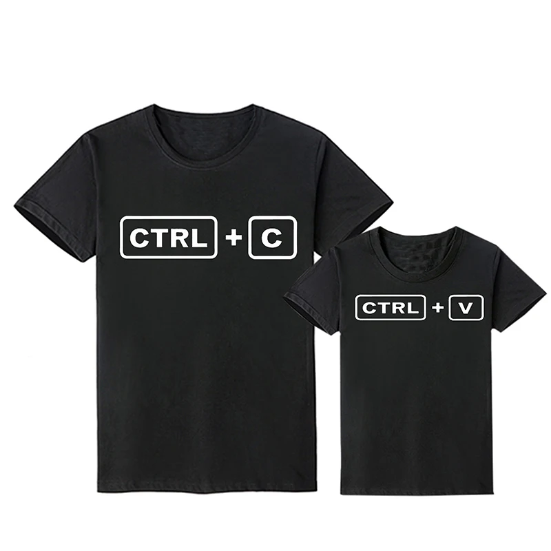 Г., одинаковые комплекты для семьи летняя рубашка для папы и сына, CTRL+ C CTRL+ V Одинаковая одежда для всей семьи комплект одежды для папы и девочки
