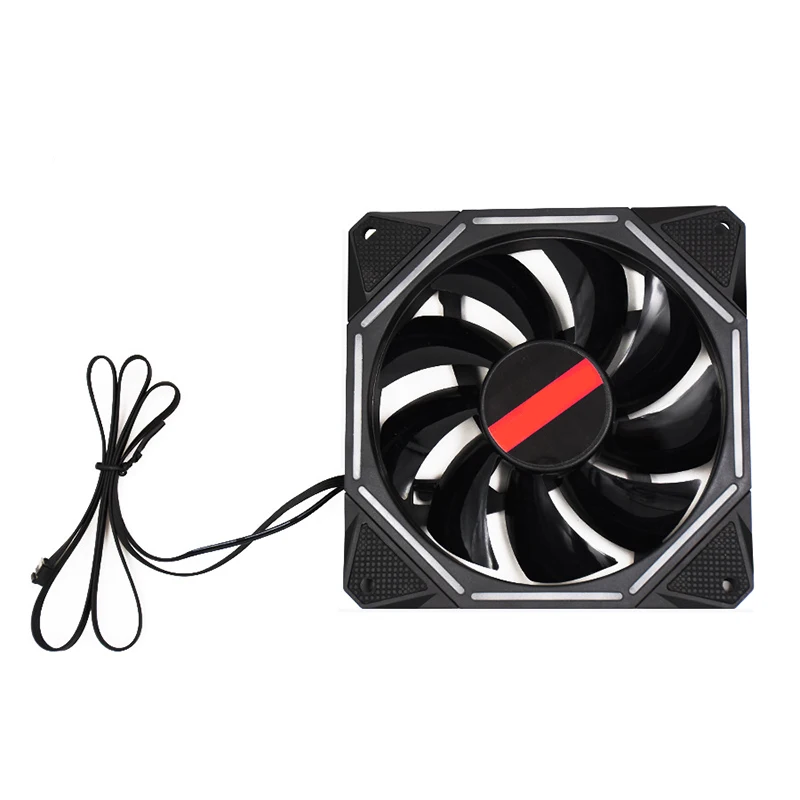 Computer Case PC Cooling Fan Light Bar RGB Adjust LED Lamp Strips 120mm Cooler JLRL88 | Компьютеры и офис