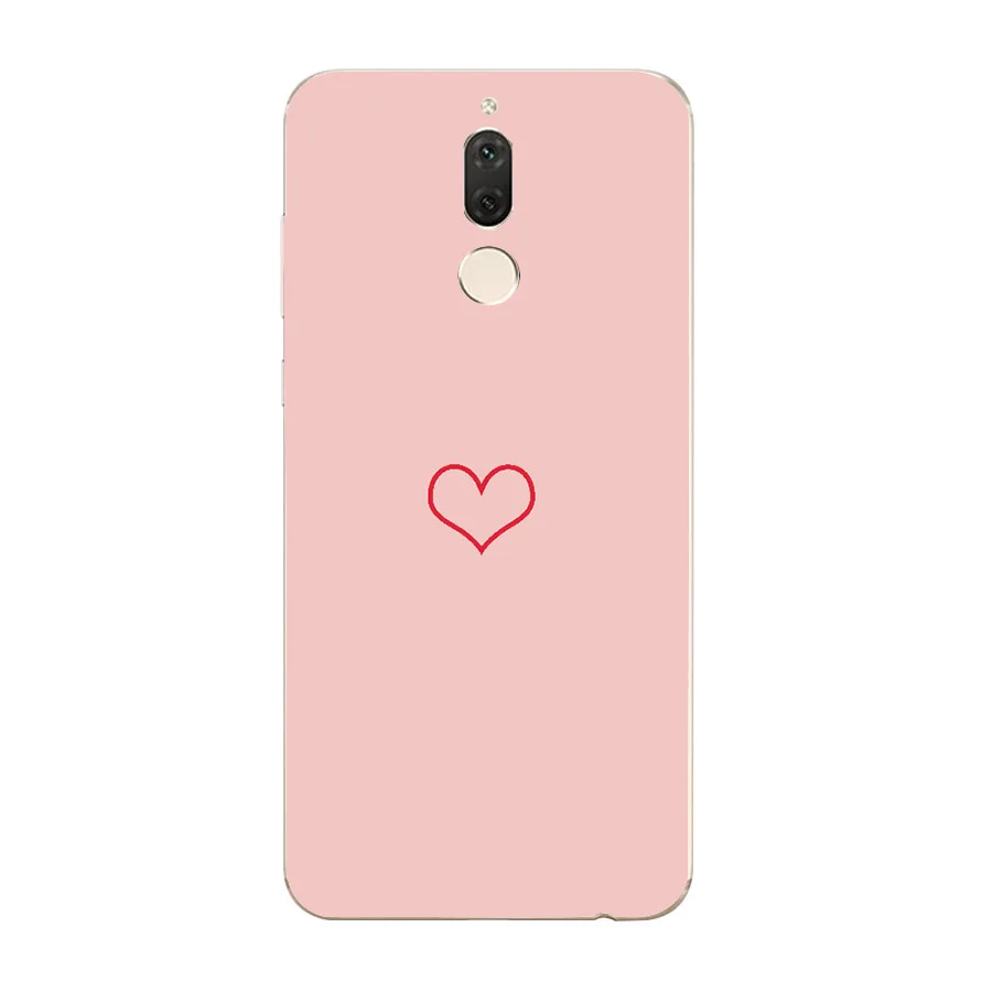 Чехол для huawei mate 10 Lite, силиконовый чехол для huawei P30, чехол для huawei P20 mate 20 10 Lite Pro P10lite P Smart - Цвет: Красный
