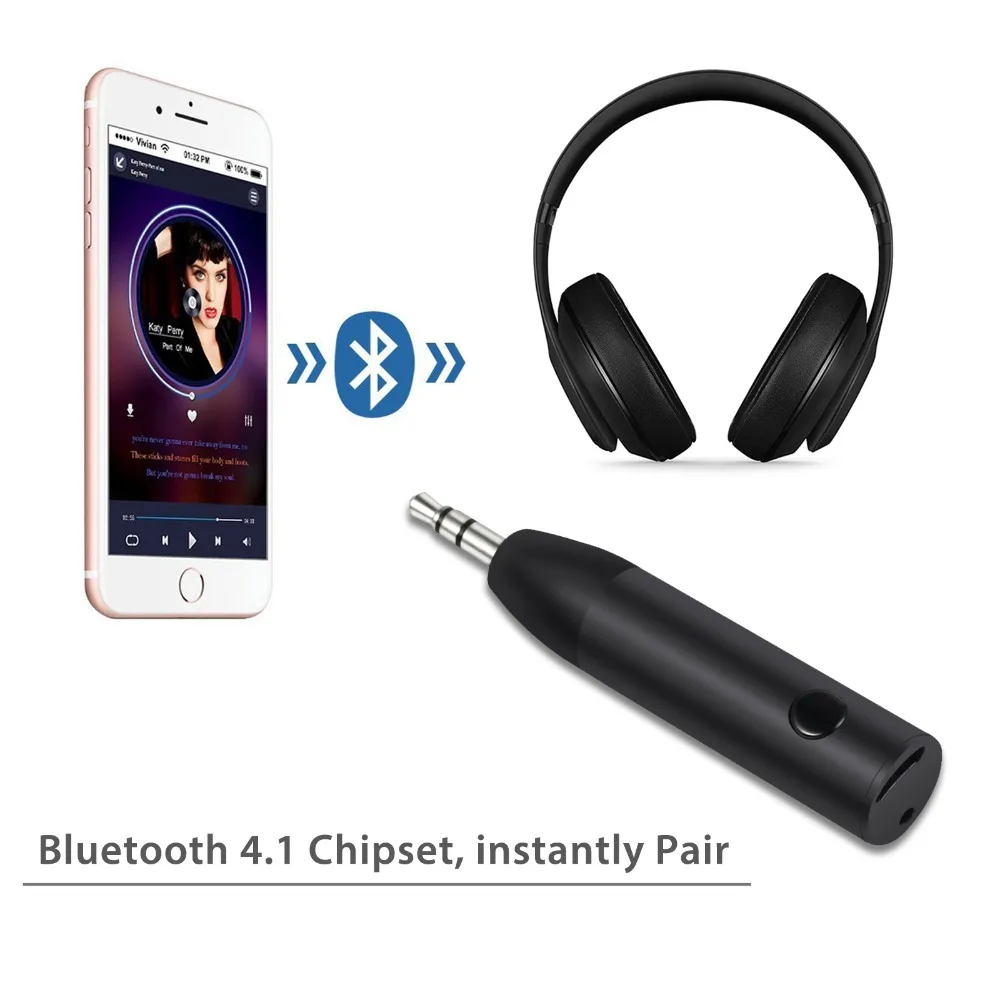 ESYNiC Мини Пуля автомобиля 4 1 музыкальный Bluetooth ресивер для