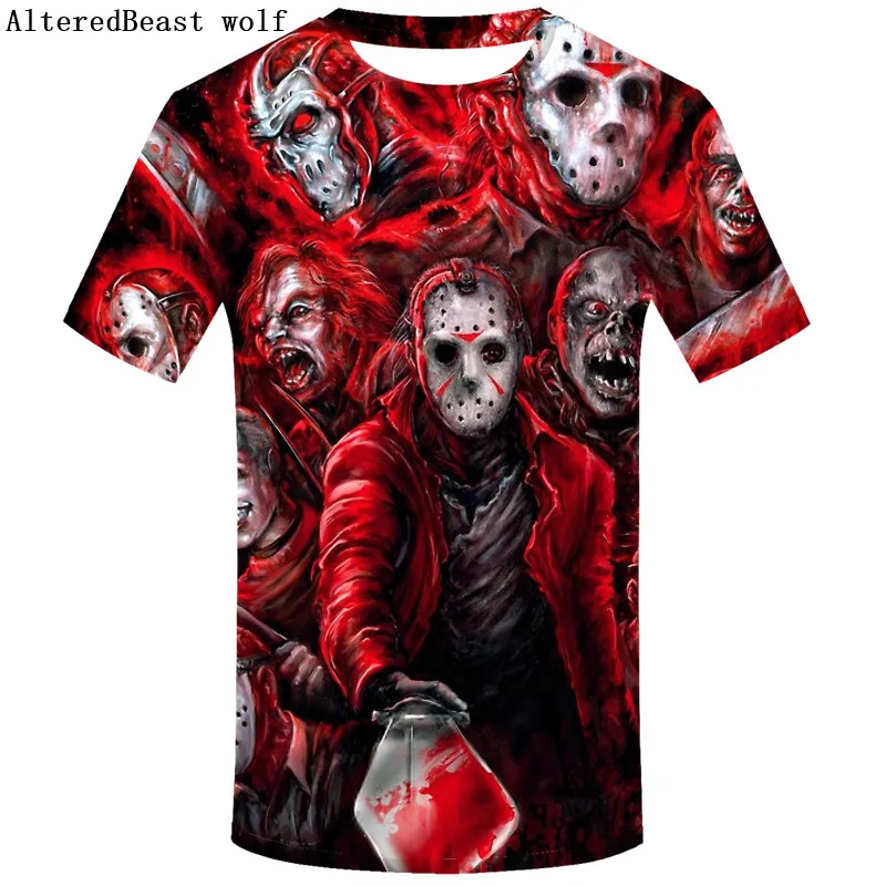 Брендовая Готическая футболка, футболка Slipknot, Панк футболки, рок футболка, принт, Мужская 3D футболка, короткий рукав, Мужская одежда, повседневная одежда