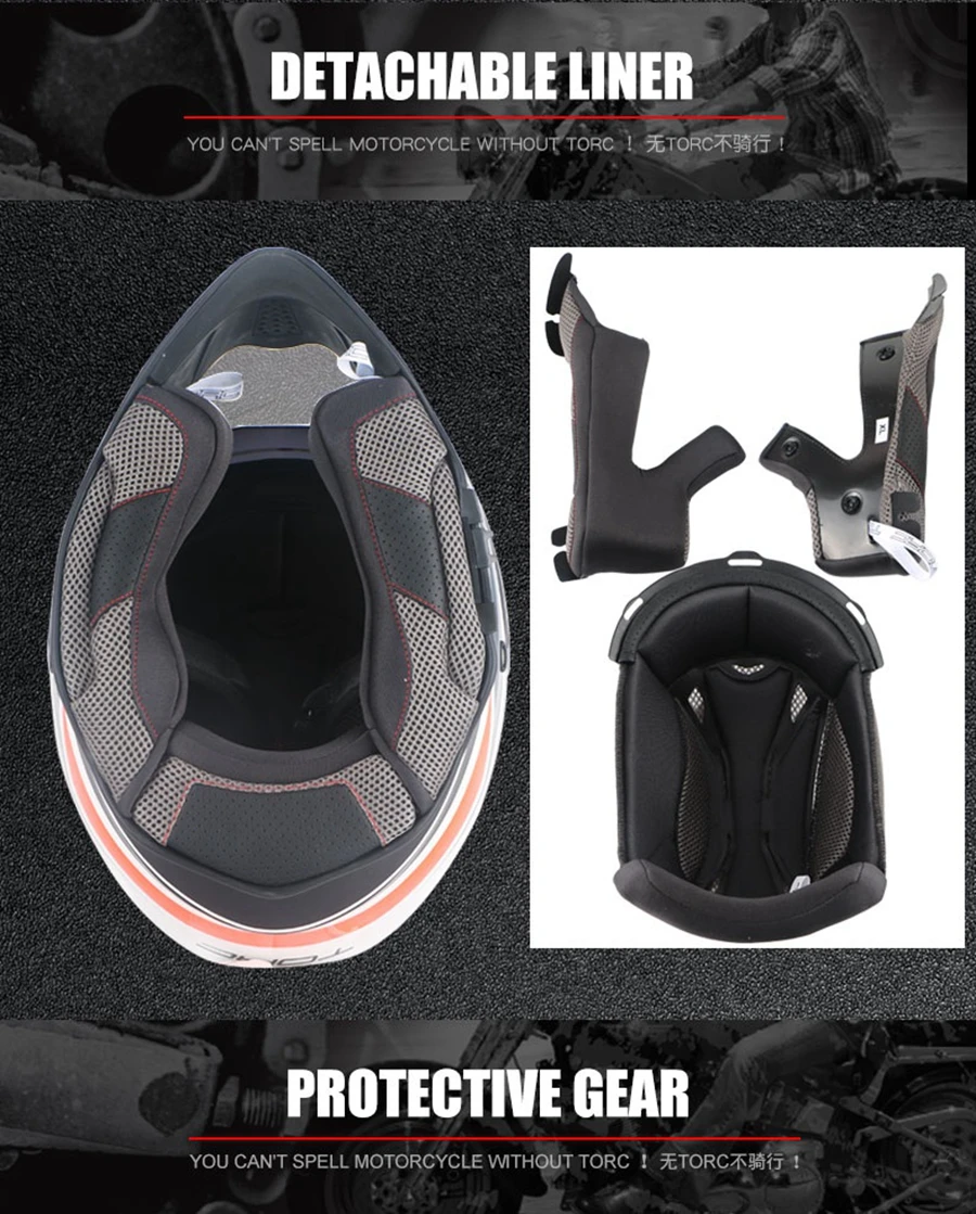 1 шт TORC Full Face DOT ECE Flip Up Racing Off-Road Capacete двойной козырек модульные мото шлемы мотоциклетный шлем