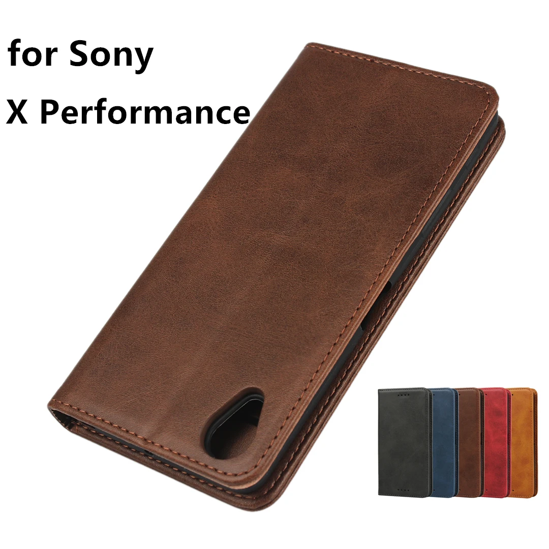 Кожаный чехол для sony Xperia X Performance F8132 раскладной чехол с держателем карты кобура Магнитный Привлекательный чехол Чехол кошелек чехол