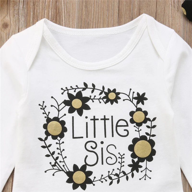 Комплект из 3-х предметов для новорожденного маленьких девочек комбинезон