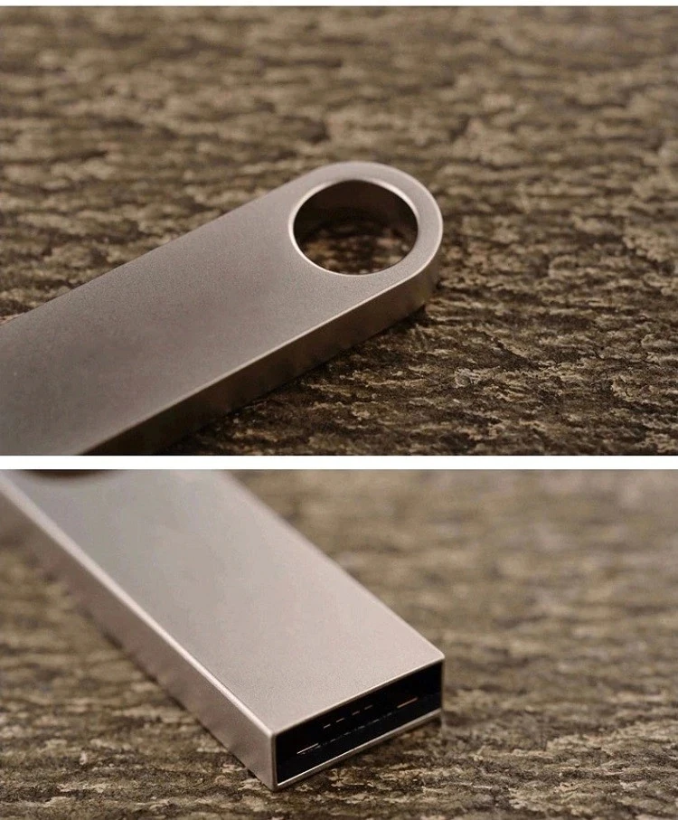 Стальной металлический водонепроницаемый USB флеш накопитель 64 ГБ 32 16 8 4 Гб