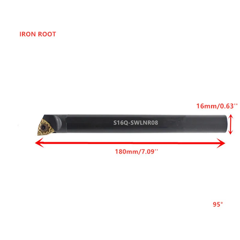 

S16Q/S18Q/S20R-SWLNR08/SWLNL08 токарный станок с ЧПУ, держатель внутреннего токарного инструмента, Расточная штанга для вставки WNMG08