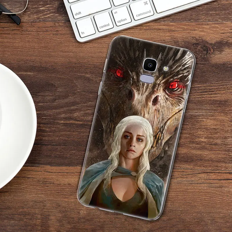 Чистый цвет волосы, как у дайнерис Таргариен из сериала "Игра престолов" для Игра престолов силиконовый чехол для samsung Galaxy J8 J6 J4 J2 Core J5 J6 J7 Prime J3 ЕС J4 Plus