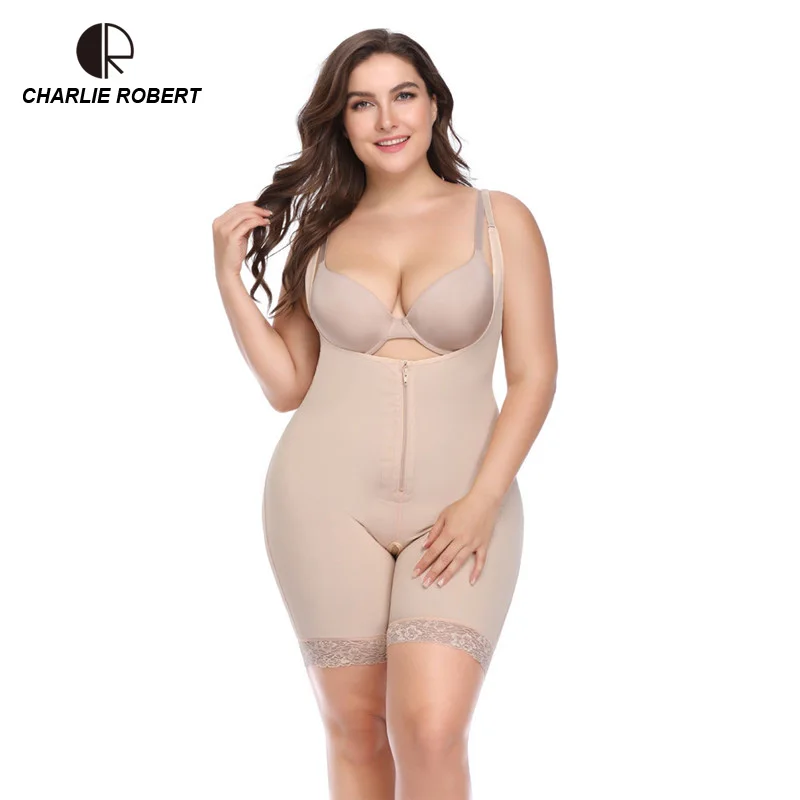 CR размера плюс 5XL 2019 латексный женский корректор фигуры после липосакции пояс с