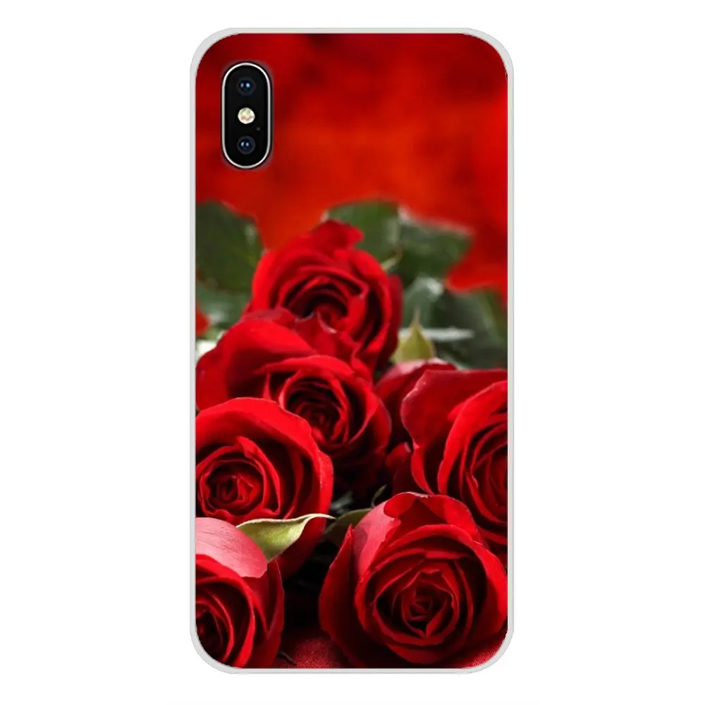 Accessories Phone Shell Covers Valentine's day roses flowers For Huawei P Smart Mate Honor 7A 7C 8C 8X 9 P10 P20 Lite Pro Plus |