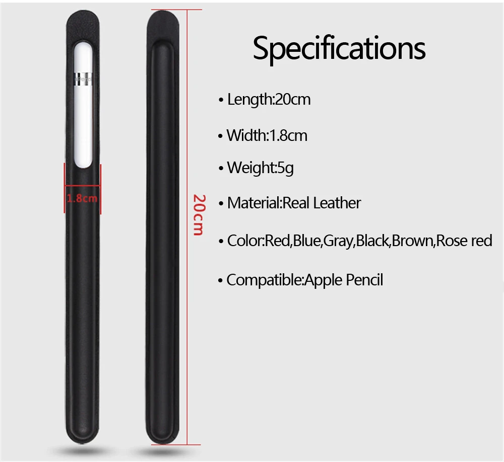 Кожаный чехол для Apple Pencil PU кожаный чехол сенсорный Стилус защитная сумка-чехол сумка для iPad Pro 9,7 12,9
