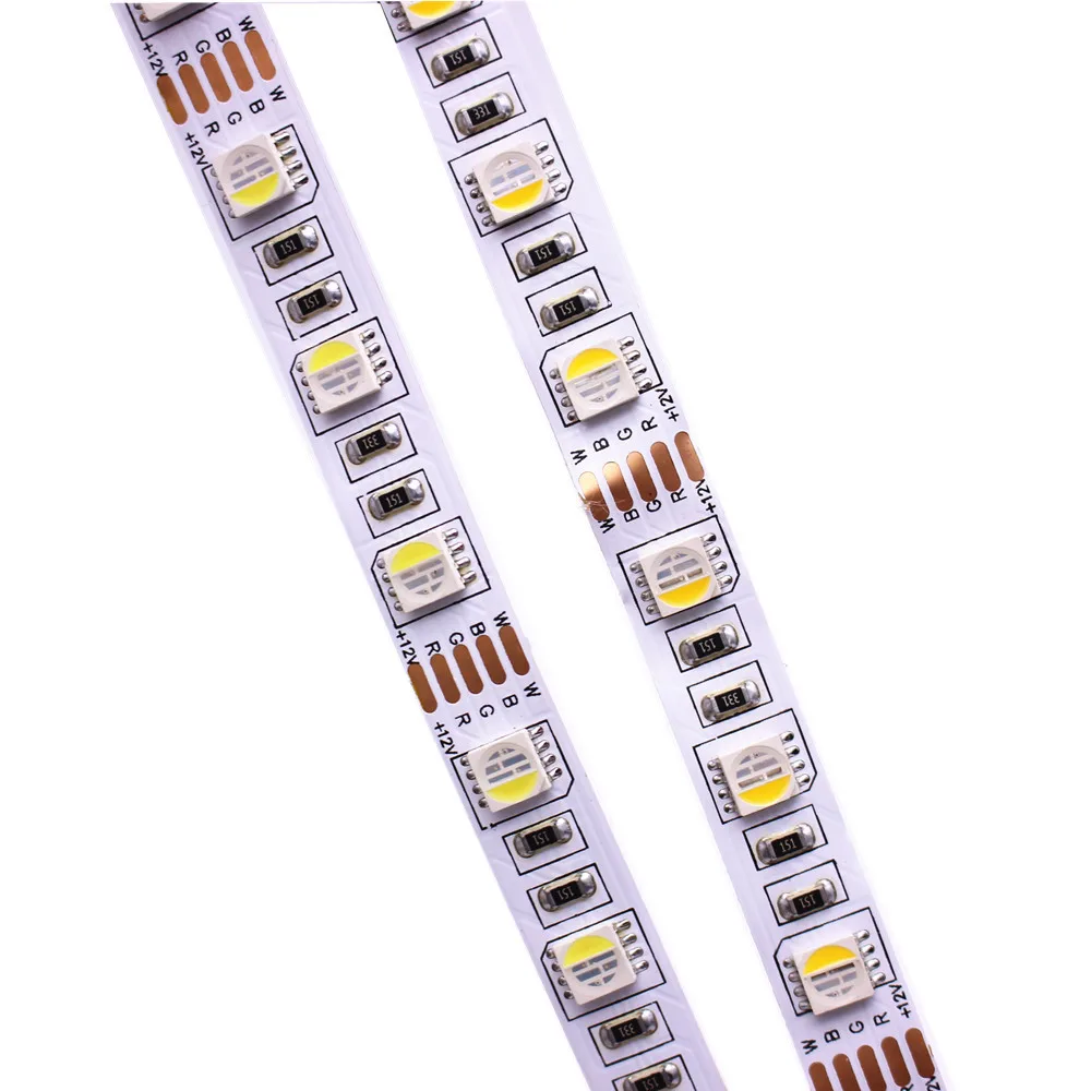 10 мм PCB RGBW Светодиодная лента 5050 DC12V гибкий светильник RGB + белый/RGB теплый белый 4