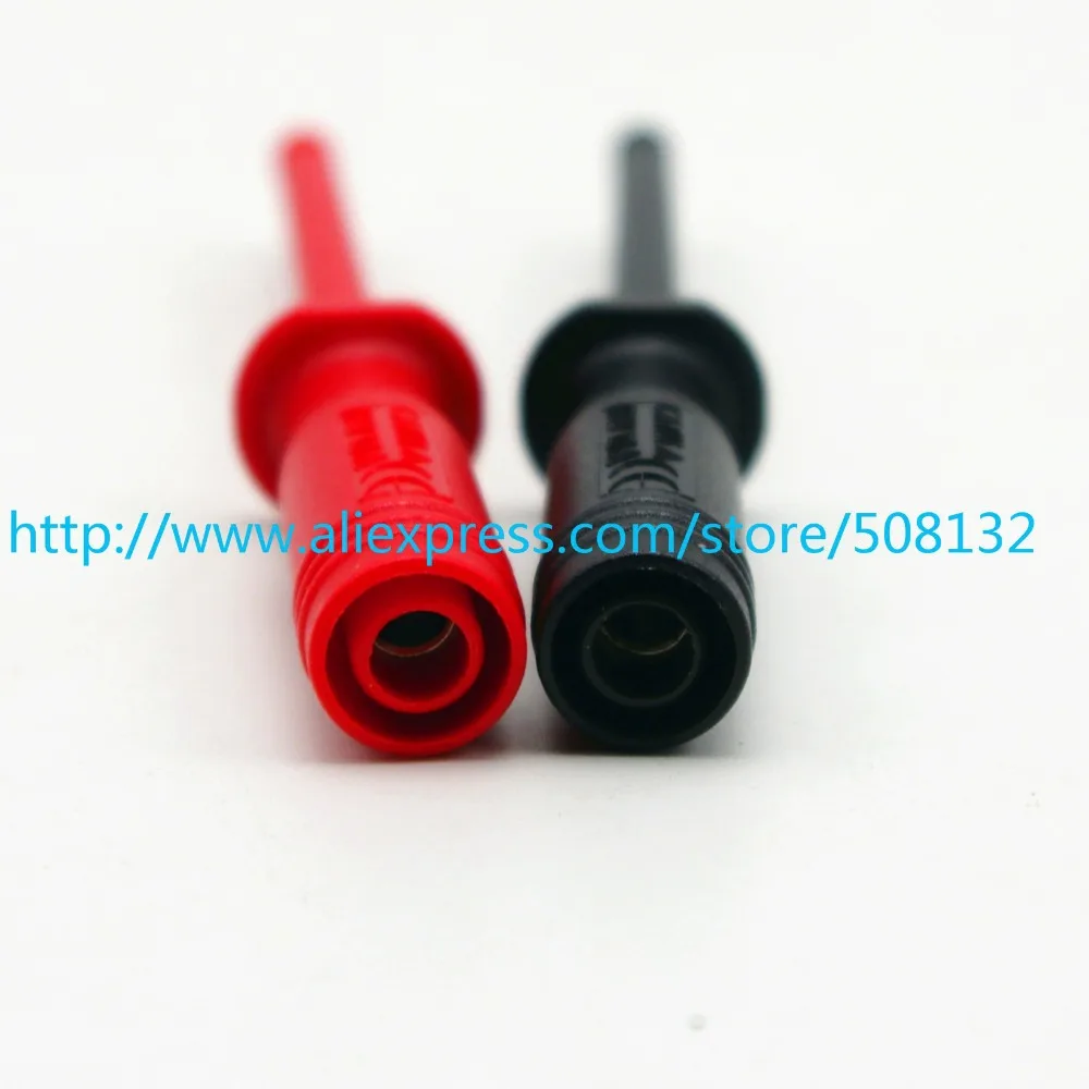 Пробивной игла Неразрушающий тест зонд с 4 мм разъемом банана красный +