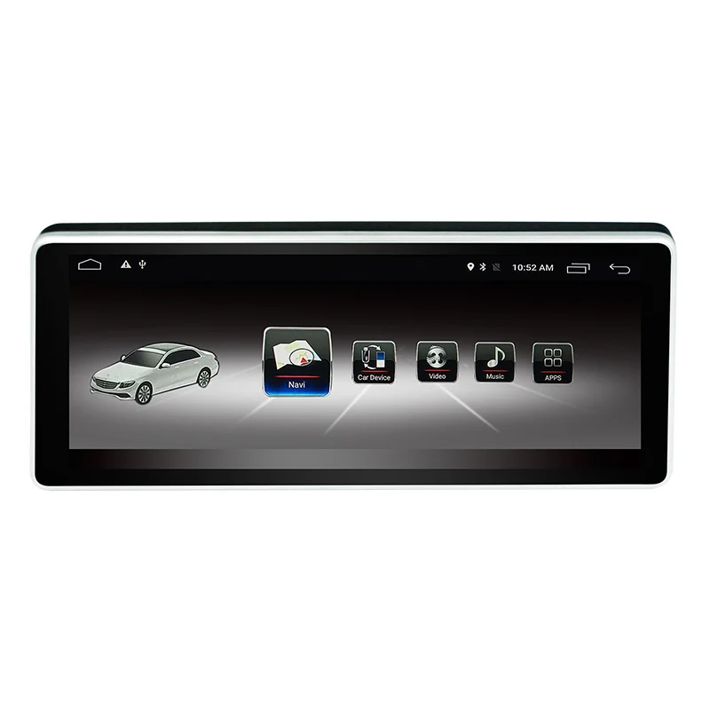 Автомобильный Радио мультимедийный плеер Android 7 1 10 25 "4G + 64G навигатор для Benz GLK 2008