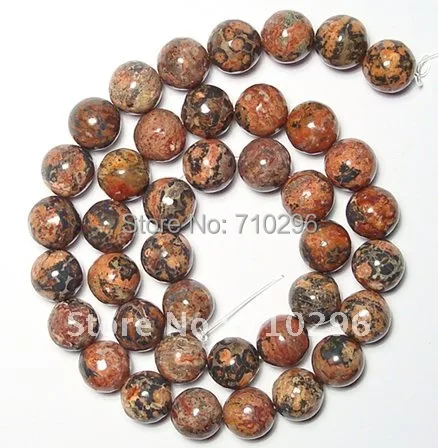 Бисер из натуральной леопардовой кожи Круглый бисер 6 мм 8 10 15 5 дюйма|loose beads|beads