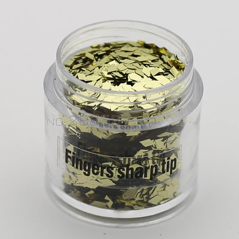 2017 алмазные накладные ногти декоративные блестки DIY желто зеленые блестящие