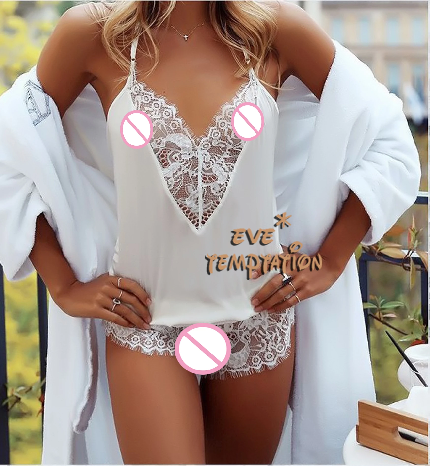 Сексуальное кружевное нижнее белье Babydoll просвечивающие комбинезоны детское