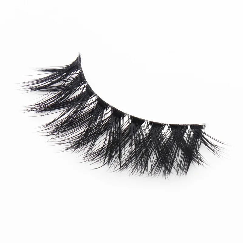 1 Pair Crisscross Silk Thin Eyelashes 100% Handmade 3D Strip Black Long Faux Mink Lash Tool For Extension MA10 | Красота и здоровье