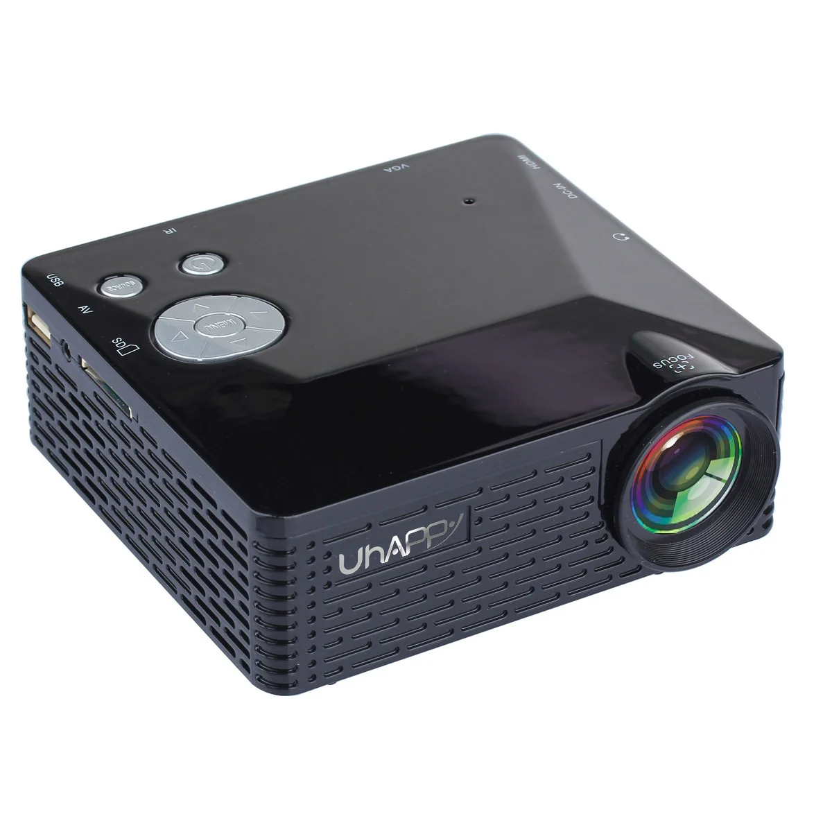 Новый Мультимедийный HD 3D LED Мини Домашний Кинотеатр ЖК Игры Проектор AV/VGA/SD/USB/HDMI