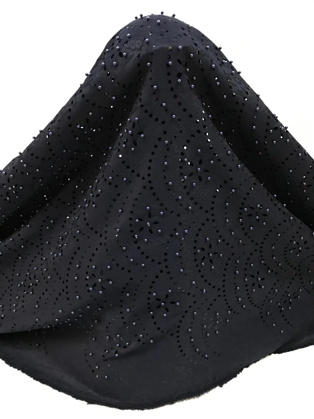 Latest African Swiss Laser Cutting Lace Fabric With Beads And latest High Quality Bridal French lace | Дом и сад