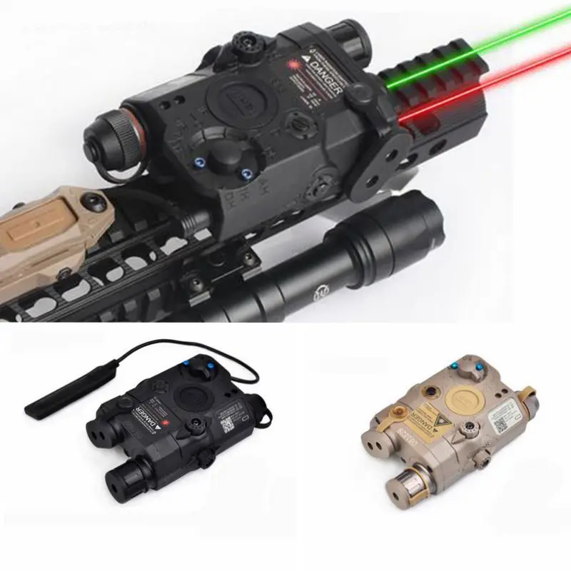 SEIGNEER Airsof Lazer LA-5C PEQ 15 UHP IR Зеленый лазерный фонарик Softair тактическая страйкбольная
