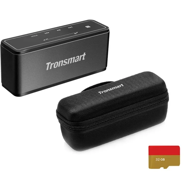 Tronsmart Мега динамик$5 купон Bluetooth беспроводной динамик 3D цифровой звук TWS 40 Вт Выход NFC портативный динамик - Цвет: speaker32TFCase