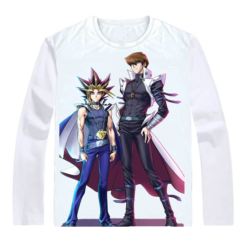 Style 16 Kaiba сэто Кайба футболка Duel Monsters Yuu Gi Ou Yu-Gi-Oh King of Games футболка Повседневная Винтажная футболка футболки с длинными рукавами и принтом - Цвет: Style 16