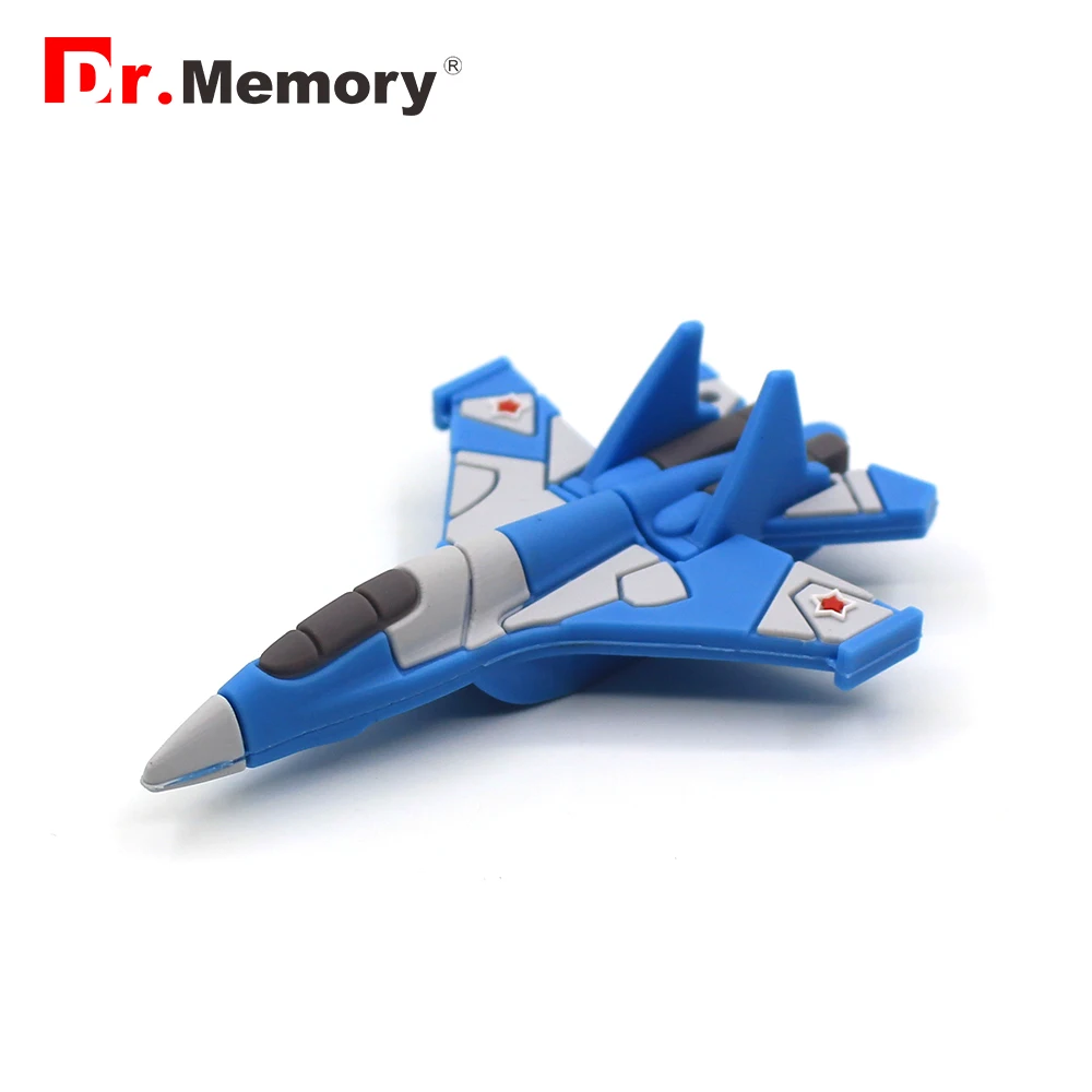 Fighter Крутой боец флеш-диск USB 2,0 4 ГБ 8 ГБ 16 ГБ 32 ГБ синий самолет Флешка карта памяти персональный подарок красивый боец ручка привод - Цвет: Fighter