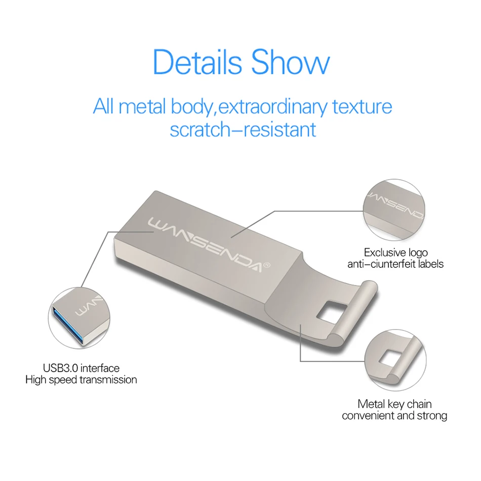 Wansenda USB флеш накопитель 64 ГБ 32 16 8 Гб|memory stick|pendrive memory stickpen drive 64gb |