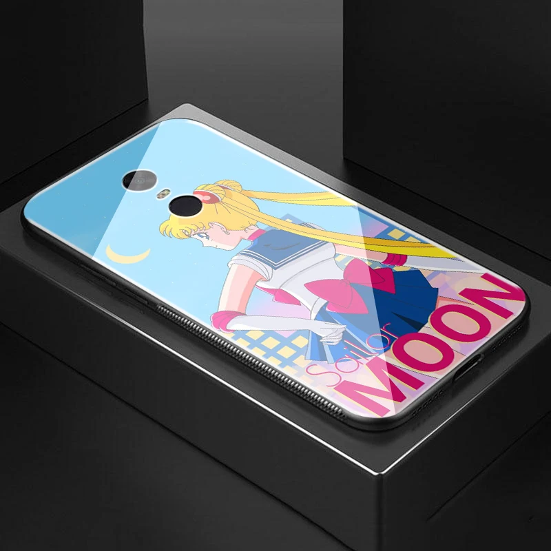 Lavaza японское аниме Kawaii Сейлор Мун закаленное стекло ТПУ чехол для xiaomi 8 9 A1 A2 |