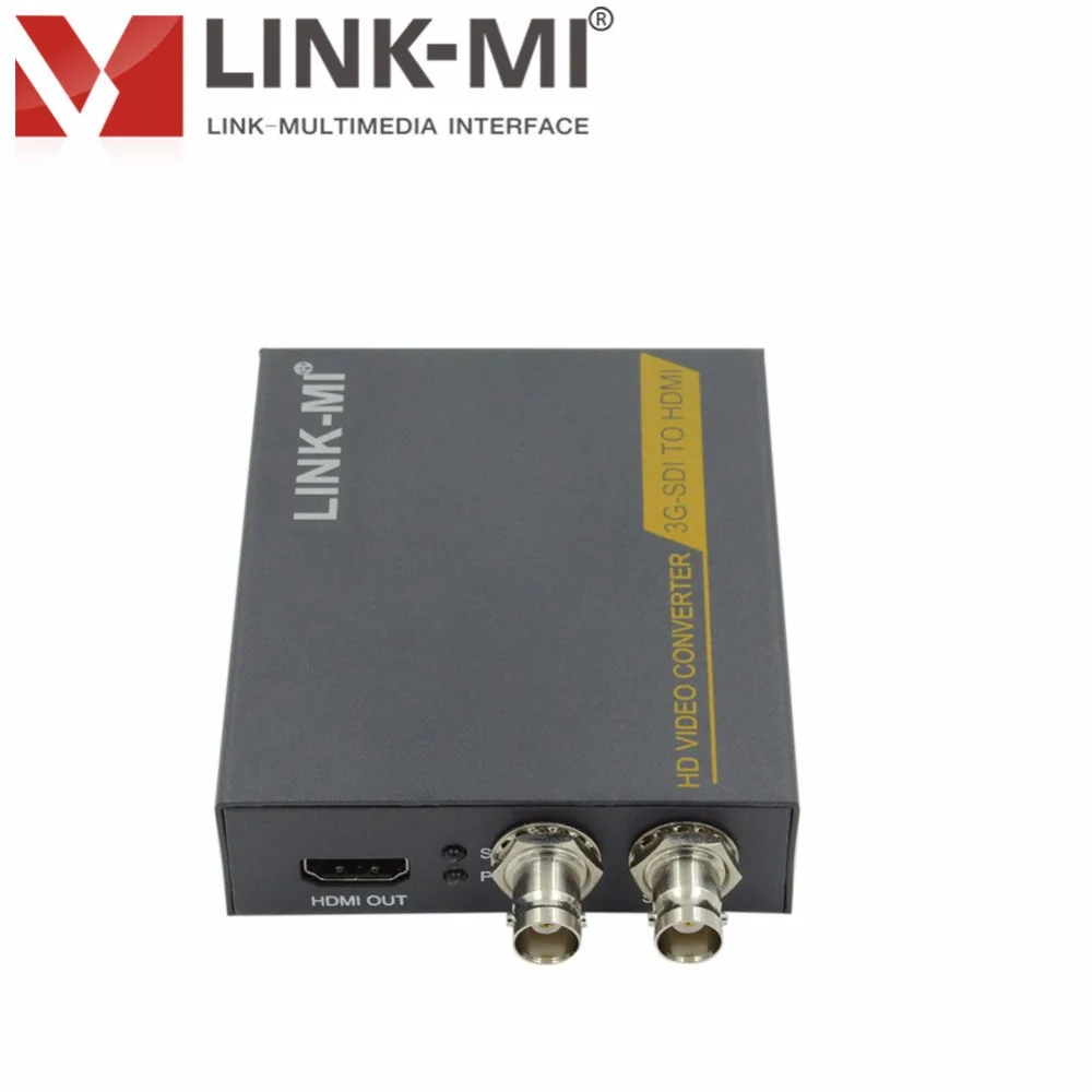 LINK-MI LM-SC5210C Full HD видео 1080p 3G SDI в HDMI конвертер высокой четкости сигнала удлинитель |