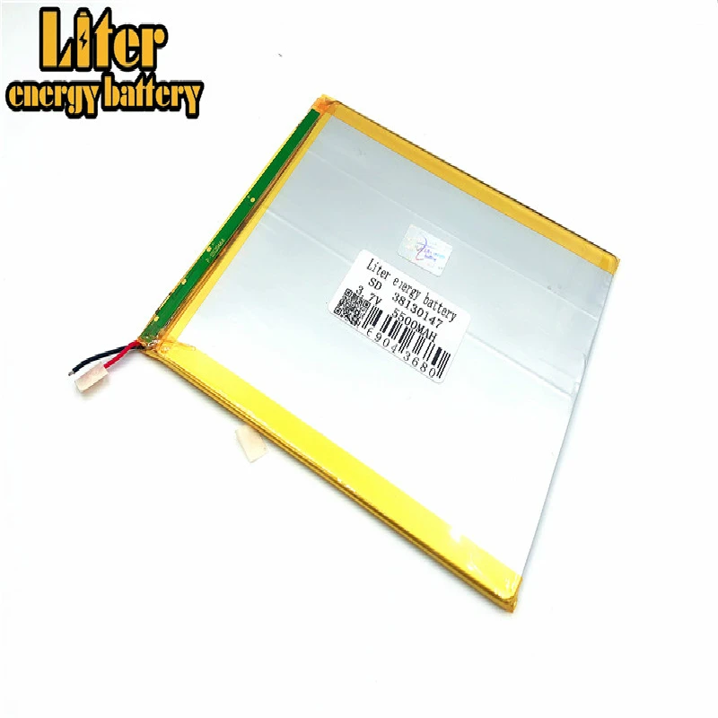 3 7 v 5500mah литий полимерная батарея 38130147 40130150 новые батареи большой емкости|lithium