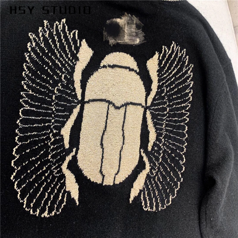 【HSY studo】 2019 Осень Новый элегантный женский цех Серый кардиган с длинным рукавом
