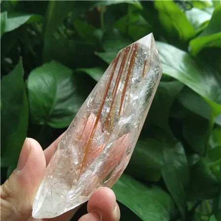 Рутилированный Кристал Острый камень камни с природными кристаллами Wicca Cristal Islande Пьер Naturelle Et crestaux целебный домашний декор. 117