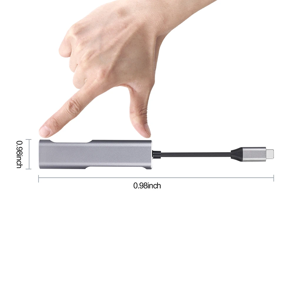 100% Совершенно новый концентратор USB Type C для HDMI 4K 3. 0 Thunderbolt 3 адаптер Dex Station MacBook