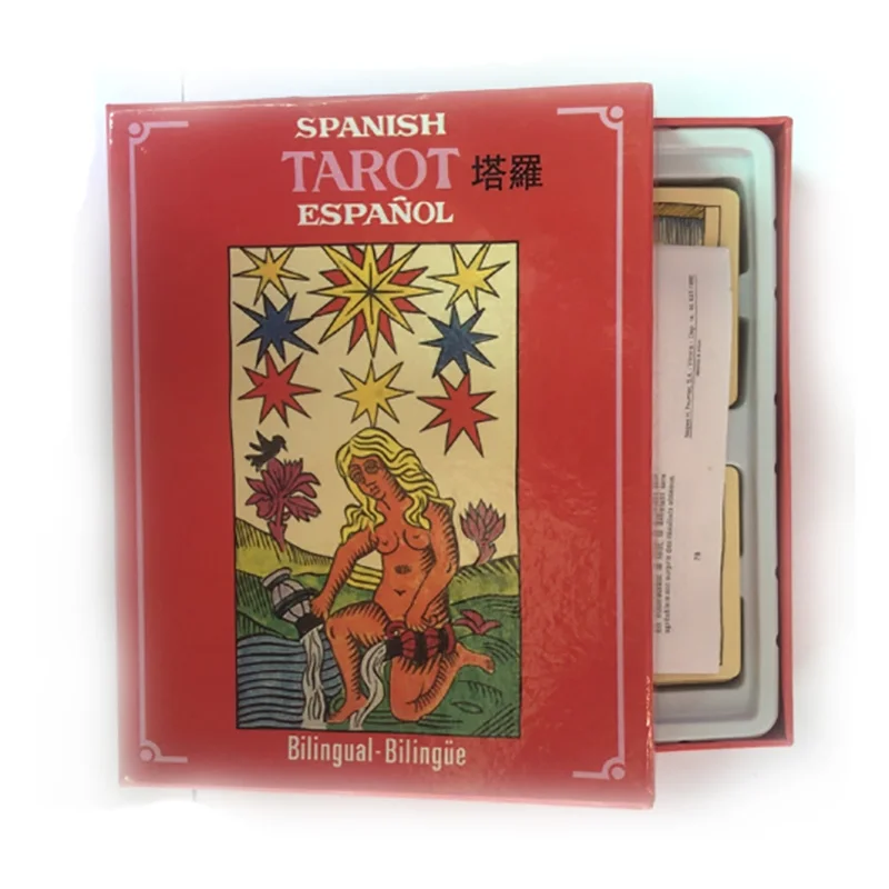 78 шт./компл. настольная игра карты Таро Высококачественная в Tarot с