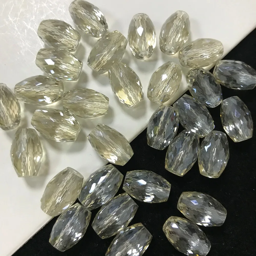 50pcs 8x12mm Drum Drop Bicone Austria Crystal beads Charm loose spacer Beads DIY Earrings necklace hadicraft bracelet jewelry | Дом и сад