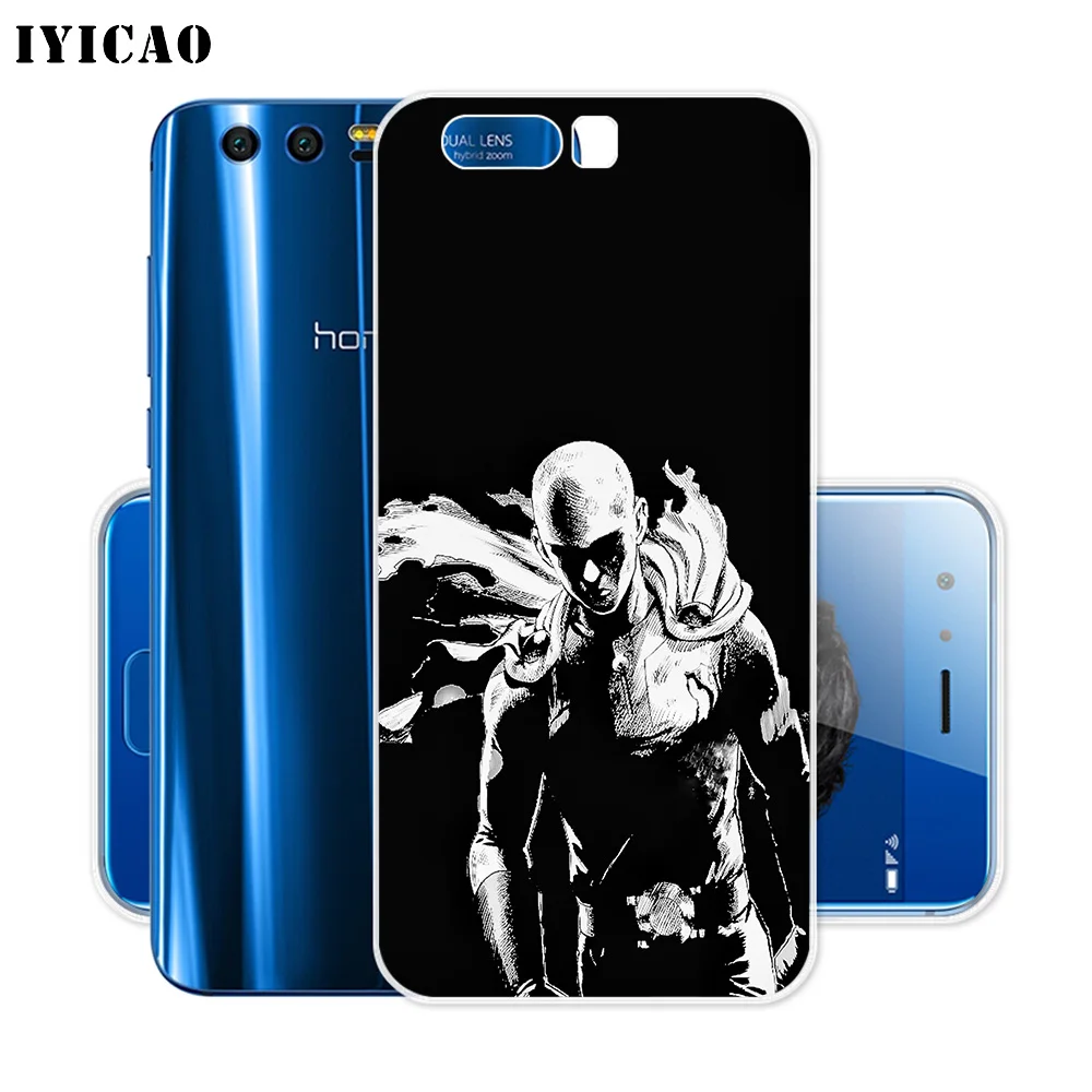 IYICAO One Punch Man мультяшный Мягкий силиконовый чехол для Huawei Y9 Y7 Y6 Prime 2018 Honor 8C 8X 8 9 10 Lite 7X