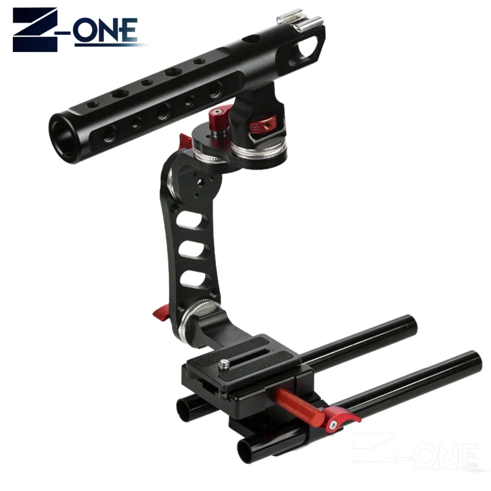 

Комплект держателей для видеокамеры 15 мм + верхняя ручка для Sony A9 A7II A7RII A7SII A6300 A6500/GH4/EOS M5