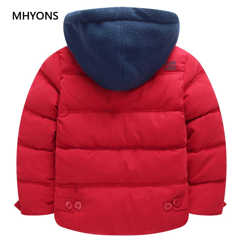 2019 детская теплая куртка зимняя верхняя одежда повседневная с капюшоном для