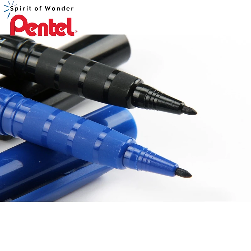 Перманентная зеленая маркерная ручка Pentel NMS50 1 0 м японские черные/синие/красные