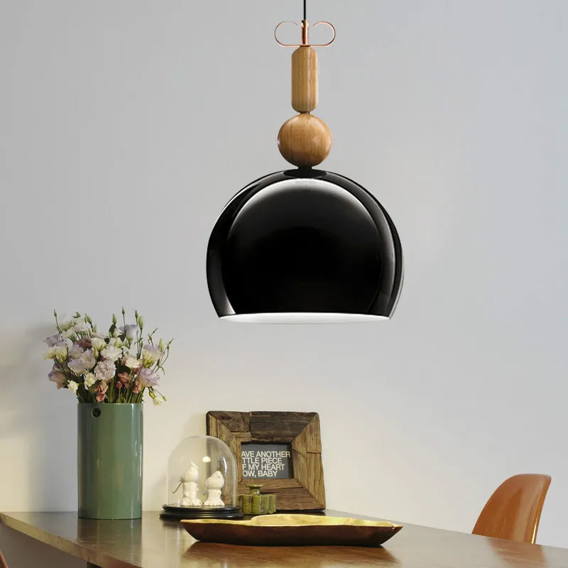 Eusolis алюминиевая Подвесная лампа скандинавские цветные тени Luces Decorativas