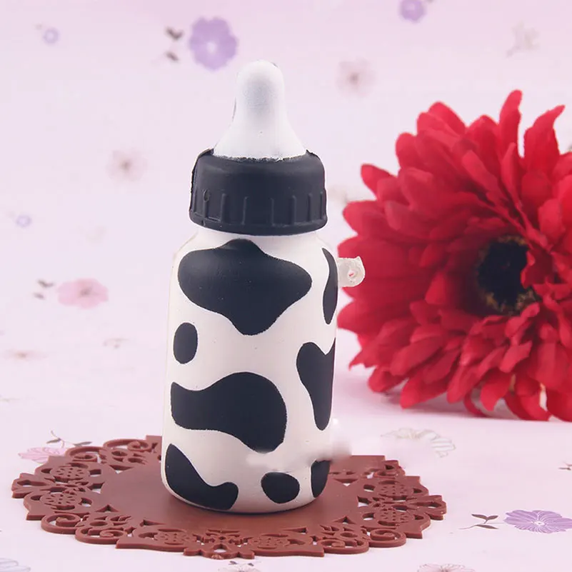 

Сжимаемые антистресс Jumbo Kawaii бутылочка для кормления молока медленно поднимающаяся мягкая сжимаемая игрушка для снятия стресса на ремешке ...