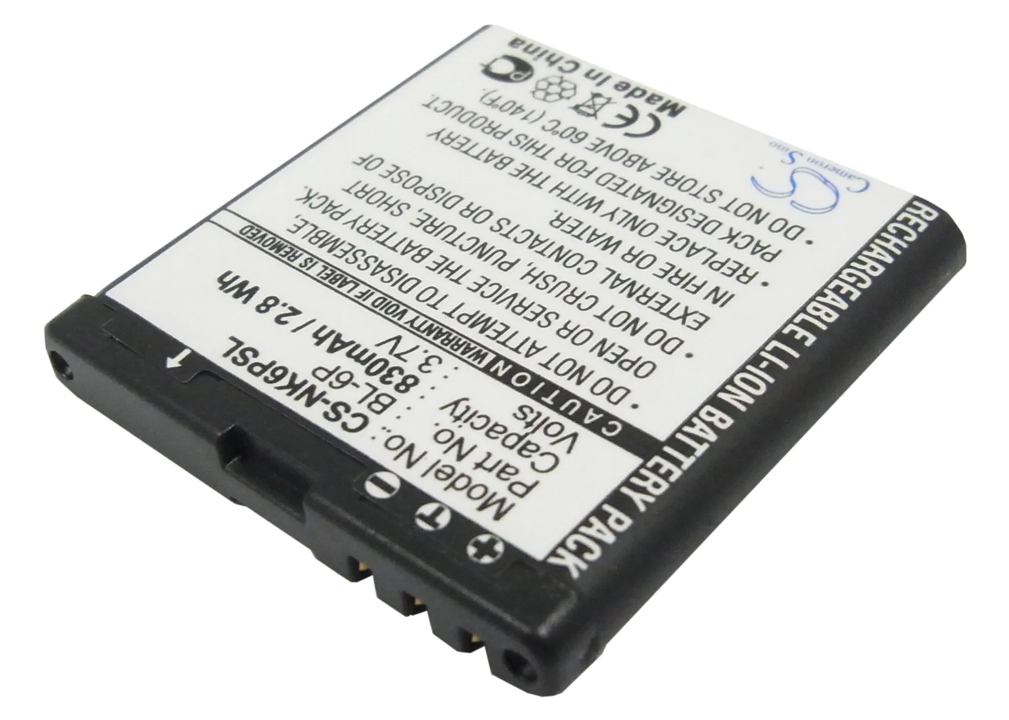 Аккумулятор Cameron Sino 830 мАч планшетофон для Nokia 6500 6500C 7900 7900P Mobiado 105 Дамаск Seecode S40|cameron